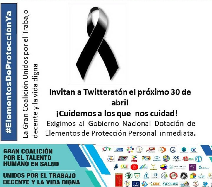 MedicaCol's tweet image. #trabajarsinmiedo #regimenespecialya #elementosdeproteccionya #pacientes #COVID__19 #saludoplanetario @MedicosUnidosCo @MinSaludCol @IvanDuque @infopresidencia @orlandobenitezm @caordosgoitia
#listonnegro