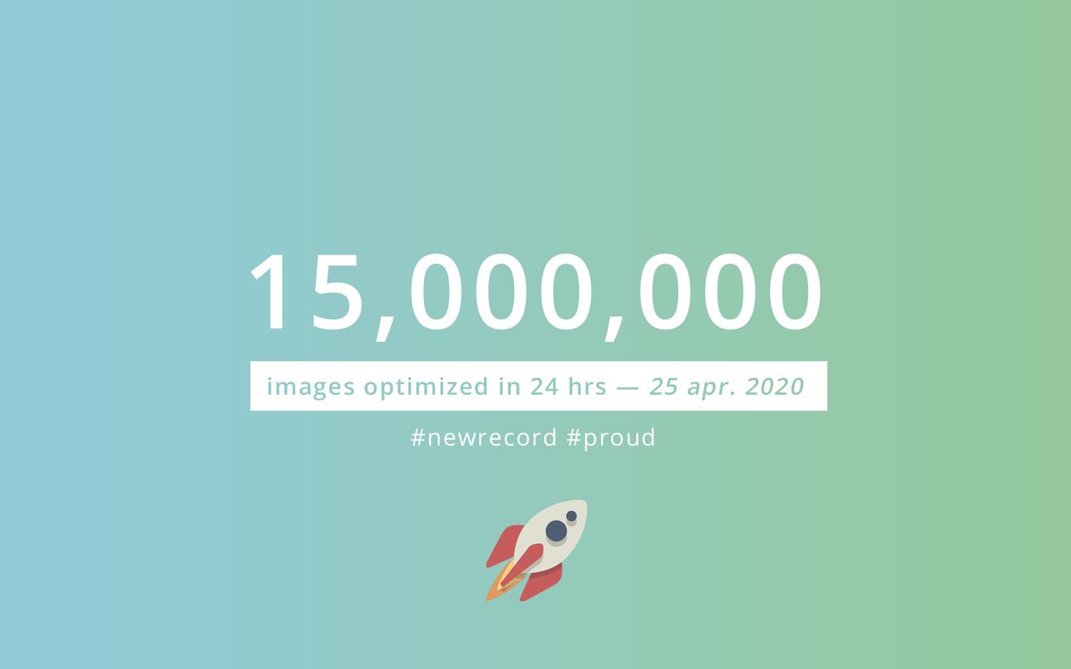 resmushit's tweet photo. New record of images optimized/day :) #proud #wordpress https://t.co/nDuAX61QPm