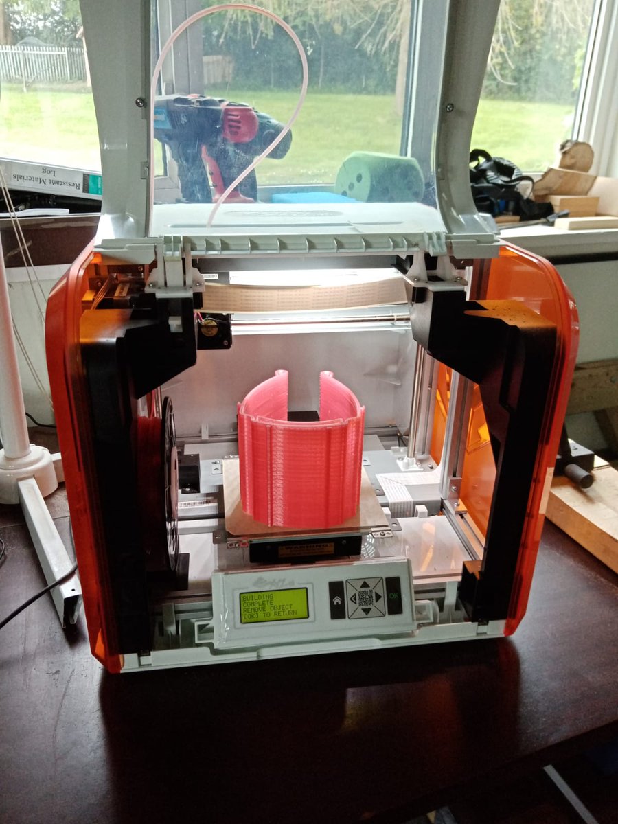 StonyDean's tweet photo. The Design Technology Department have been using our #3dprinter in order to manufacture Face Shields to donate to front line #NHS workers #NHSheroes #3DPrinting https://t.co/W4JcGqOtNN