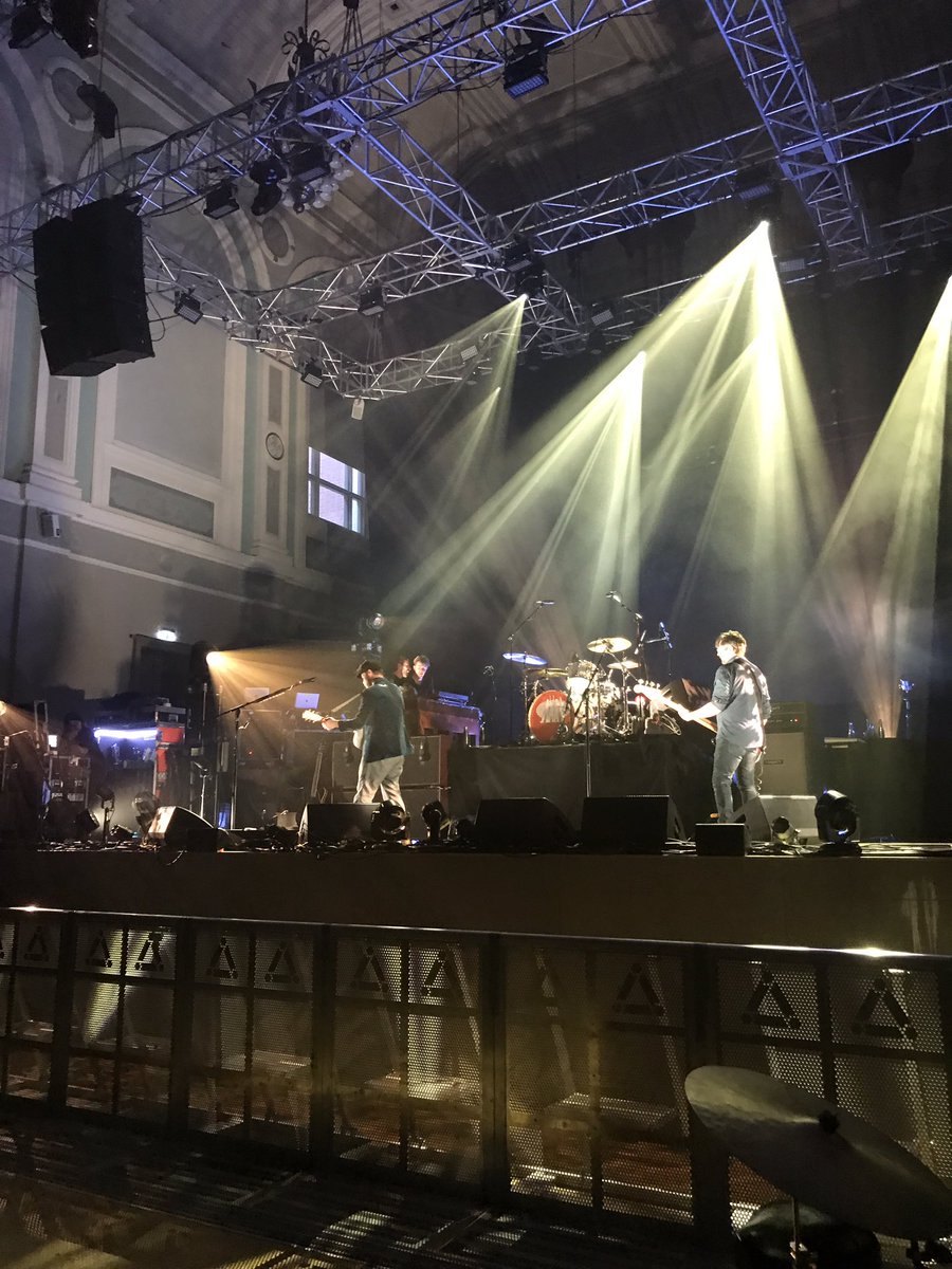 The craic (@hunkpapaband) on Twitter photo This was a special moment for me. Sippin’ a cuppa tay whilst watching <a href="/SupergrassHQ/">Supergrass</a> sound check.
I felt slighlty like Mr Bean... standing awkwardly and scanning for important people with lanyards that might tell me to bugger off. This was a special moment for me. Sippin’ a cuppa tay whilst watching <a href="/SupergrassHQ/">Supergrass</a> sound check.
I felt slighlty like Mr Bean... standing awkwardly and scanning for important people with lanyards that might tell me to bugger off.