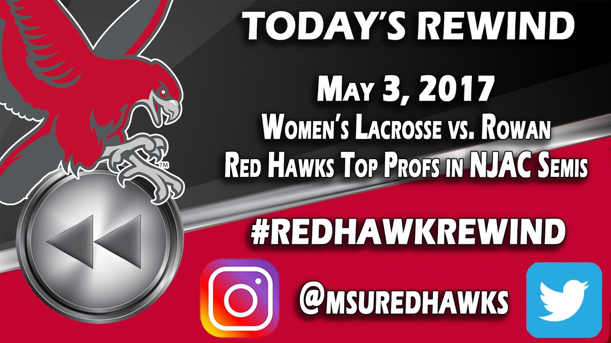 msuredhawks's tweet photo. #ThrowBackThursday on the #RedHawkRewind as .@msu_wlax  advances to the 2017 @NJACSports  Championship Game with a 10-6 victory over Rowan. .@montclairstateu @IWLCA @NCAA @NCAADIII @d3Playbook #redhawk4life

Game Link - https://t.co/jIRuSBff48
Games List - https://t.co/MHpMgArOGJ https://t.co/Yugch7x5gS