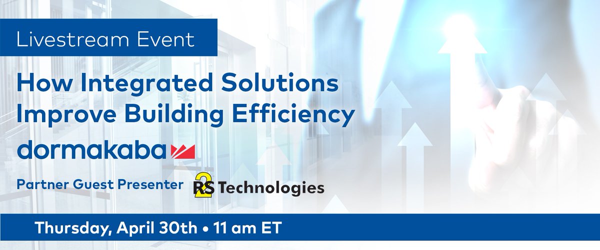 dormakabaAMER's tweet photo. Our live stream event starts in just 15 minutes! 

RSVP to our LinkedIn invitation https://t.co/vZYOk4VAkq and follow this link to join our live stream now: https://t.co/nwY8ya3yLL

#buildingconnectivity #livestream #accesscontrolsolutions #RS2technologies #experiencedormakaba https://t.co/svVvrCec7U