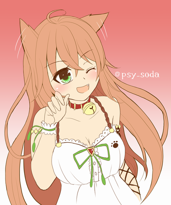 エノコログサちゃん🐈(1hちょっと)
#FKG深夜のお絵かき一本勝負
#フラワーナイトガールイラスト
#花騎士 