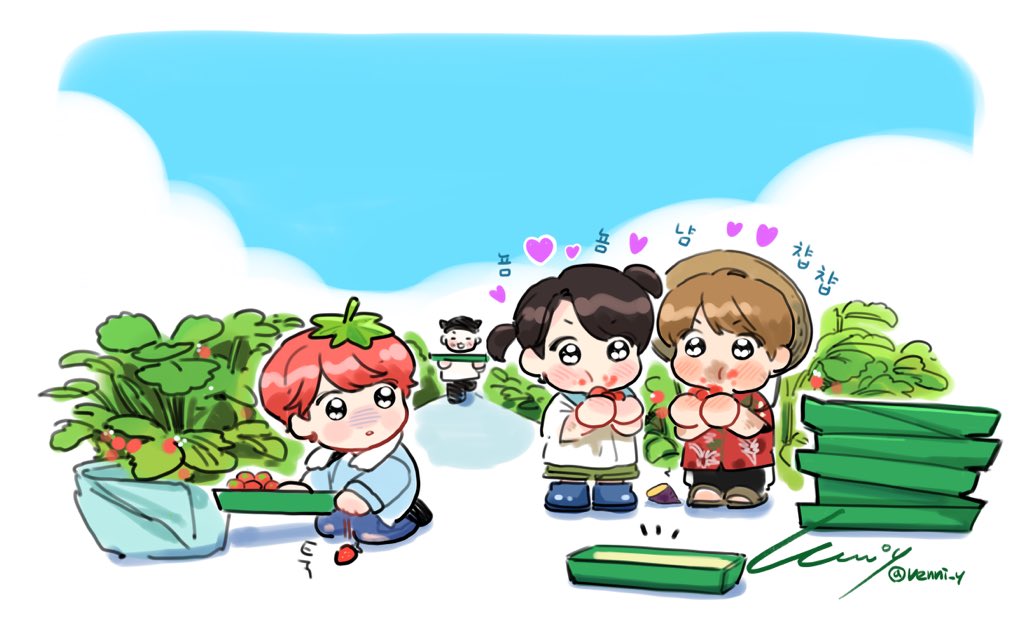 venni_y's tweet photo. 딸기농장의 위기🍓?
@BTS_twt https://t.co/2IJVdhzxqt