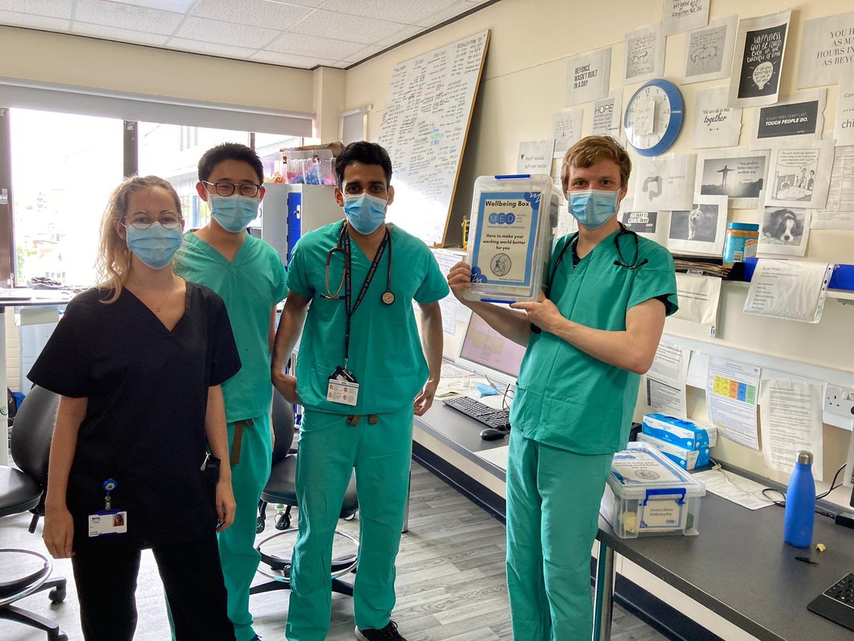 nath_oliver_sim's tweet photo. @NHSLothianMedEd #wellbeingboxes have arrived at @WghLothian! #COVID19 #wellbeingmatters https://t.co/5a23LCNZ0k