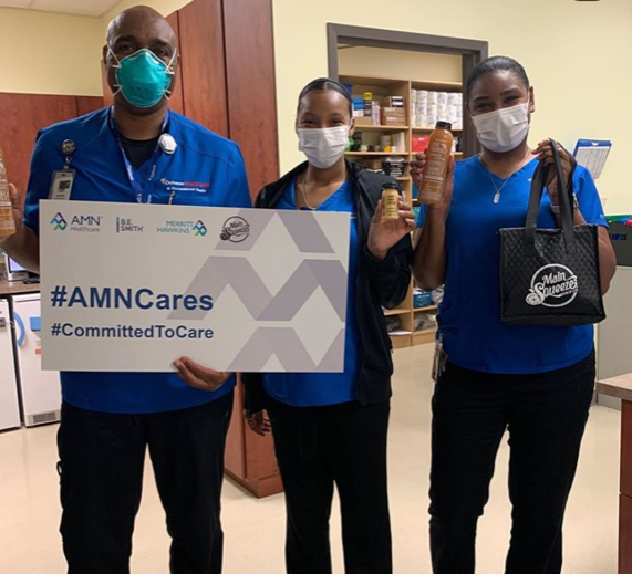 JimVincoli's tweet photo. Many thanks to the #HealthCareHeros at Ochsner Health for your tireless service to #NewOrleans!   This yummy batch went to Covid19 testing sites.

Thank you @mainsqzjuiceco for your support!

#AMNCares
#Committedtocare
#Healthcare
@AMNHealthcare 
@MerrittHawkins 
@OchsnerHealth https://t.co/fX8JoLH75X
