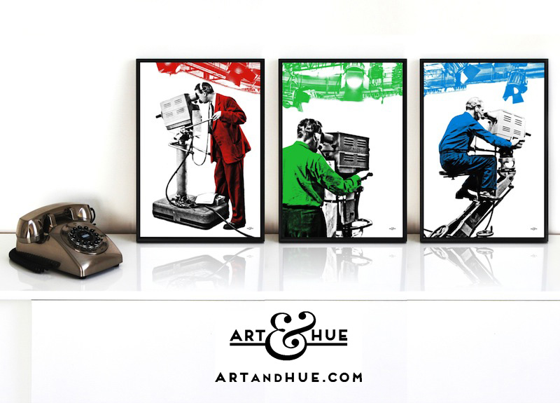 ARTandHUE's tweet photo. Lights, cameras, pop art!
Art & Hue presents Studios, a new collection of stylish pop art prints inspired by film & TV studios, including cameramen on the studio floor.
https://t.co/Vo9GiQUaKI
#filmstudios #tvstudios #broadcasting #Cameraman #studiofloor #tvcamera https://t.co/z2Egh9MxIu