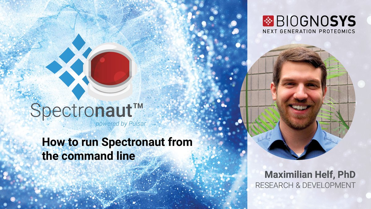 biognosys's tweet image. Another week, another #softwaretutorial! Today, Max shows you how to run #Spectronaut from the command line. Click on the link below to view this and other tutorial videos on our YouTube channel: ow.ly/Ch4650zrDT7 #proteomics #lcms