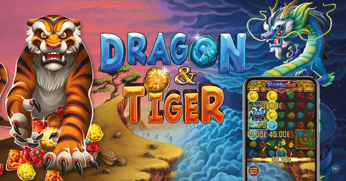 The roar, the claws, the fire, the stance... 🐉👀🐅 It's game on in our newest slot, Dragon &amp; Tiger, as you play to see the fate of the mythical beasts. 

#DragonandTiger #Ganapatigaming #iGaming #SlotGames
