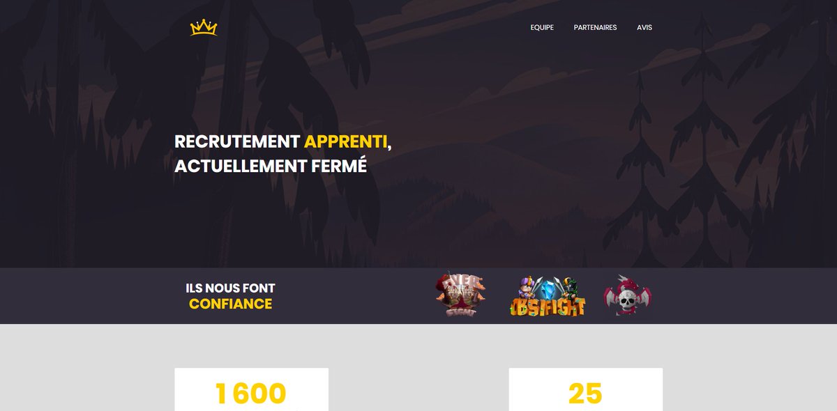 🔥 Site pour <a href="/ComExoria/">ExoriaCom</a> 
📔 Commandé par <a href="/ManuEstLa6/">ManuEstLa</a>, <a href="/Captain_mcc/">Captain</a> et <a href="/GrocheExe/">Grochee</a>.
🍀Avis et ❤️ ?