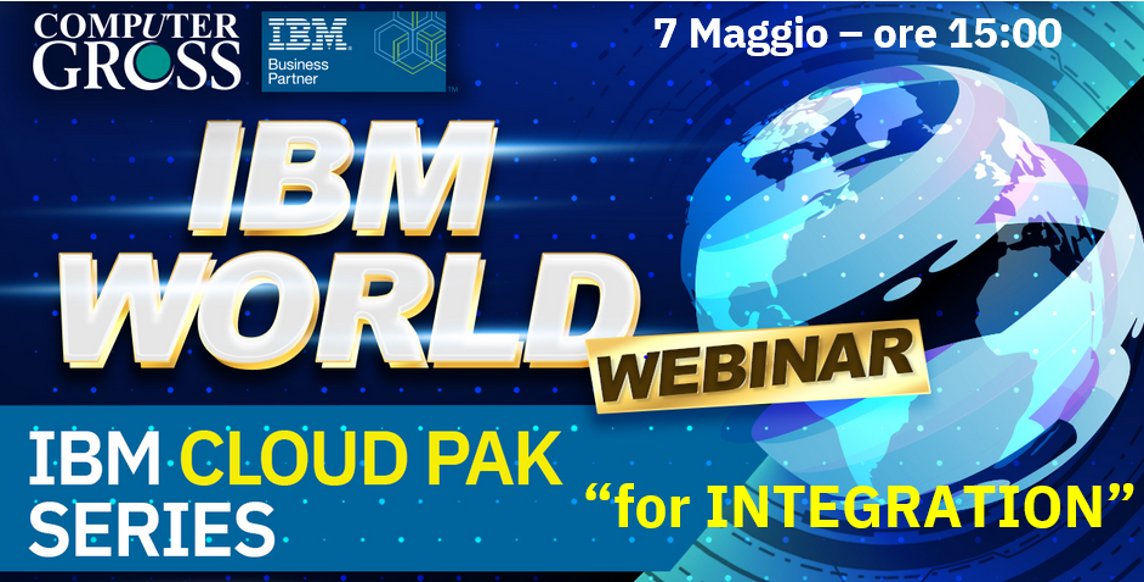 channel_coach's tweet photo. Webinar, 7 Maggio @ 15:00 > #IBM #CloudPakSeries: puntata numero 3! Si parlerà di #CloudPakforIntegration "Integrare app, dati, servizi cloud e API". Registrati https://t.co/aD8BZHktXD e scopri di più su questa innovativa soluzione software per uso aziendale! https://t.co/DQ7lStkNWd