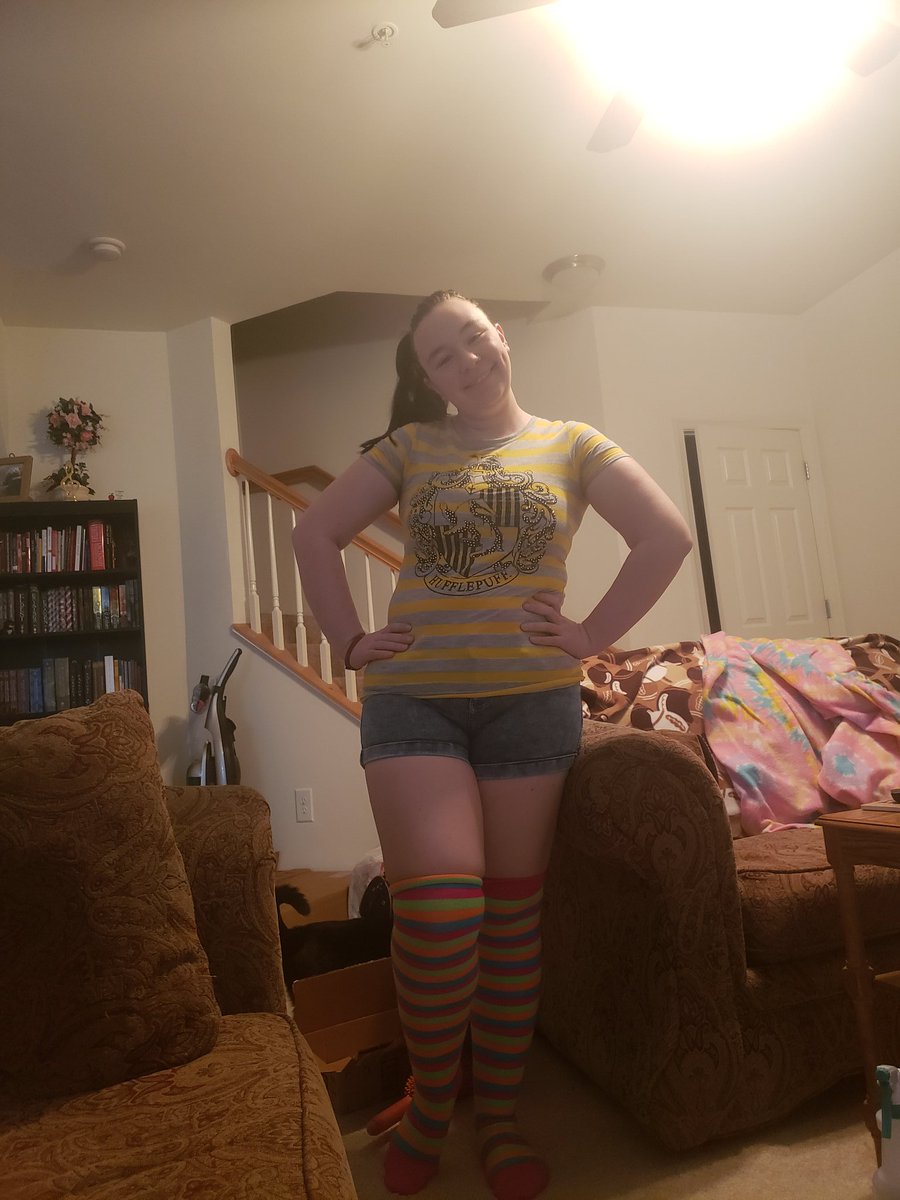 MarreroMoves2PK's tweet photo. I have a BAD Case of Stripes! (Which also happens to be one of my favorite books!) Happy Pattern Day!!! #AprilMathMonth #StripeyPattern #HufflepuffsUnite https://t.co/p9Pa7m34mL