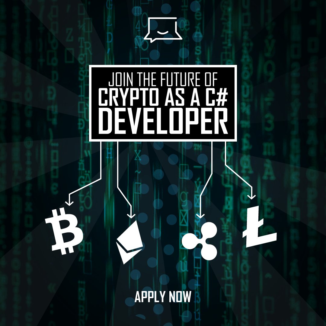 Join the future of crypto as a C# developer. Apply here: bit.ly/2zEym7a #personalprogrammer #cryptodevelopment #csharp