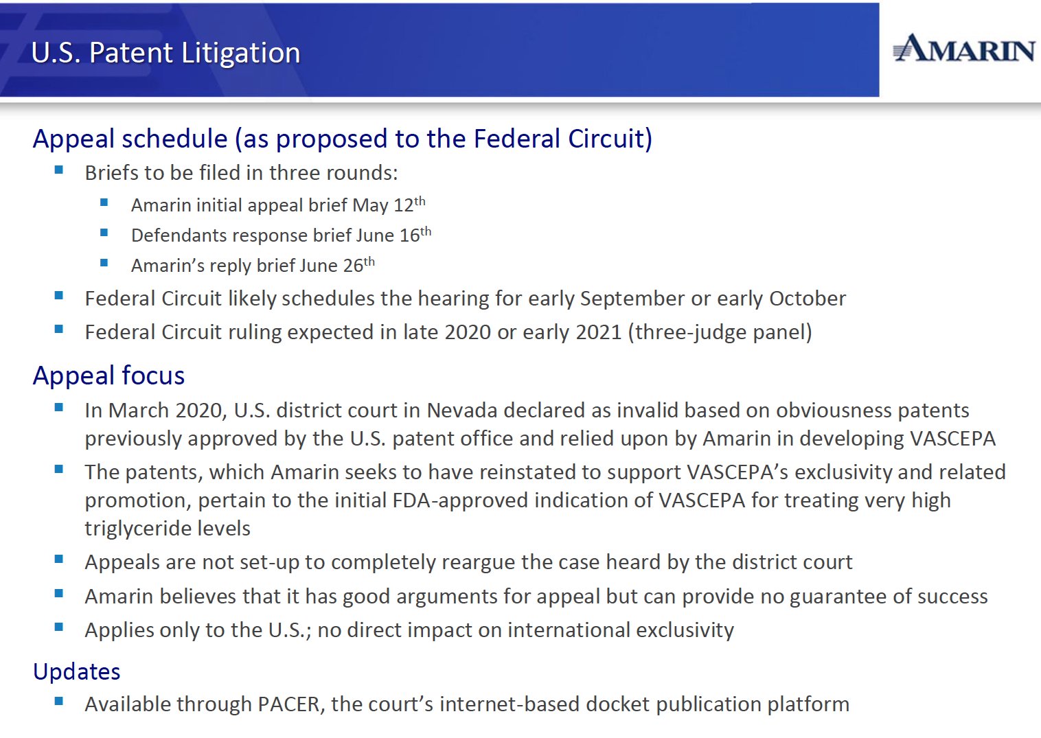 Appeal AMRN Message Board Posts