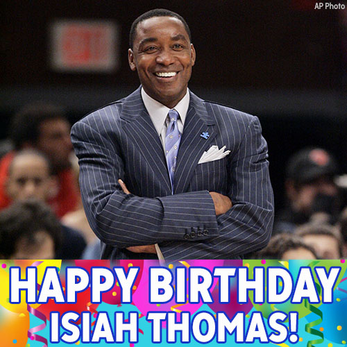 Happy Birthday to basketball great Isiah Thomas! He turns 59 today. 