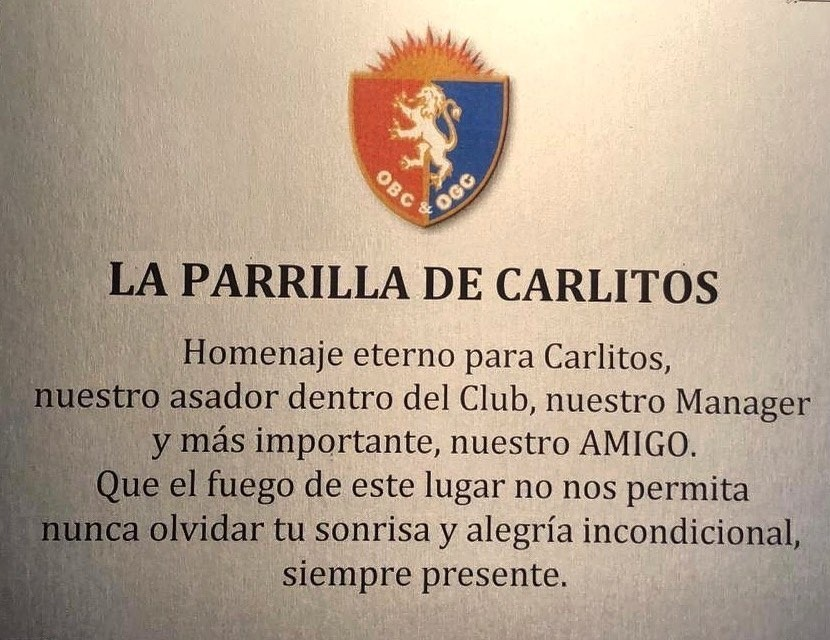 Old Boys Club (@obcrugby) on Twitter photo LA PARRILLA DE CARLITOS
Este es el homenaje del plantel de <a href="/obcrugby/">Old Boys Club</a> a nuestro querido Carlitos 💙❤️ LA PARRILLA DE CARLITOS
Este es el homenaje del plantel de <a href="/obcrugby/">Old Boys Club</a> a nuestro querido Carlitos 💙❤️