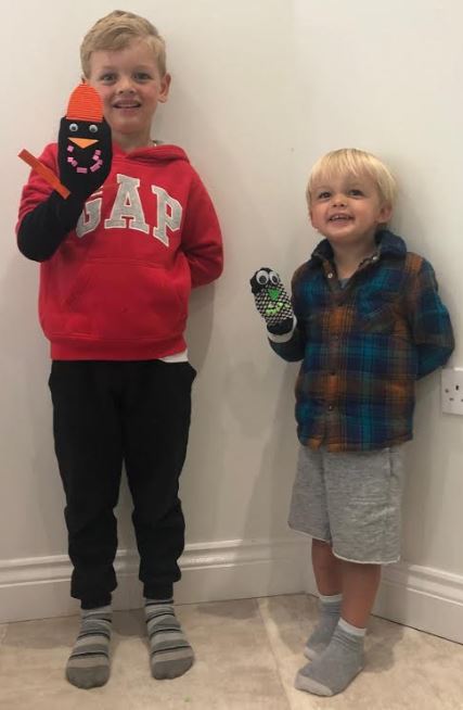WarberryLAP's tweet image. Love your design and creativity ... making puppets out of socks today #makingislearning