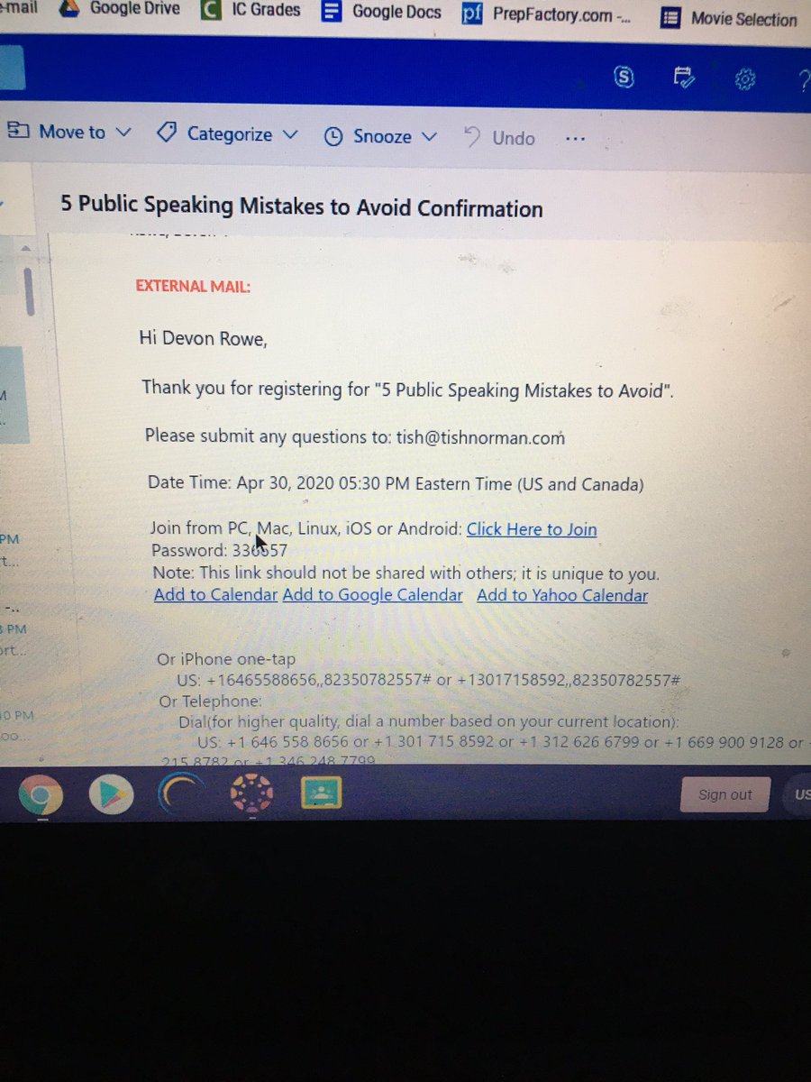 DevonRowe18's tweet photo. 5Public Speaking Mistakes @MRHOPSON06  @cgwacademy  @TishNorman @SpokenByBrogan https://t.co/hHFINLHomy