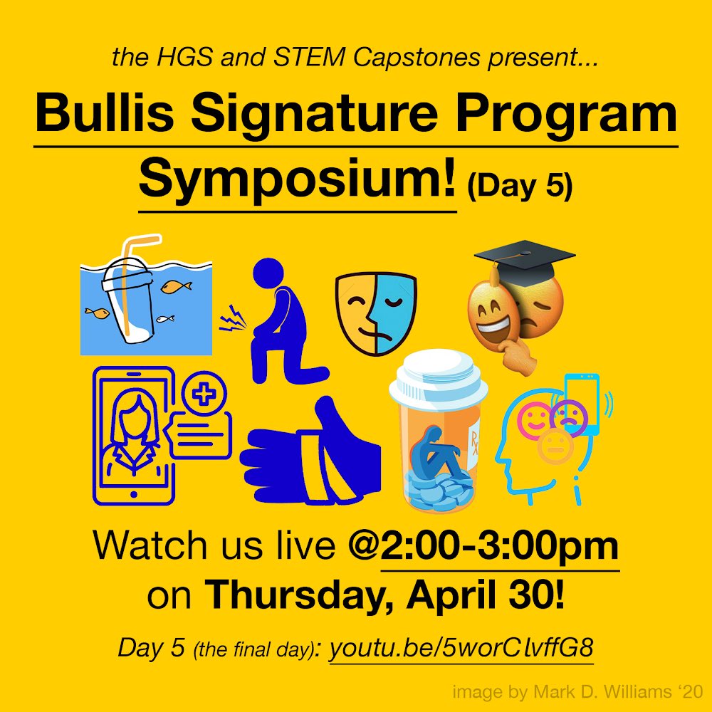 BullisSchool's tweet photo. Today at 2:00 pm we will hear from Humanities &amp; Global Studies students as we conclude our Signature Programs Symposium. Join us: https://t.co/gMJ5SkDQ8F #BullisRemoteLearning https://t.co/MZKCqgq2Yu