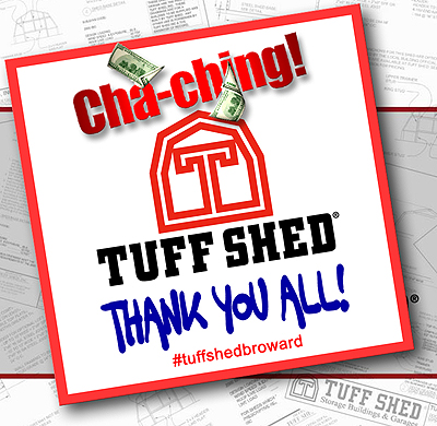 roybmiami's tweet photo. SOLD #ThankYouShoutOut to @HD_Davie
#HD222 #DAVIE #TUFFSHED SR600 with FREE PAINT Promo, #Congrats
Thank you to #HD222 team for #drivingleads #drivingsales to your store, #Awesome
#THANKYOU #BROWARD #MORNING #APRIL @humberto1romero @TuffShed_RAM @Leyanis93 @HD_DSM_Gabriel 🇺🇸 https://t.co/2Dp3lJUXuN