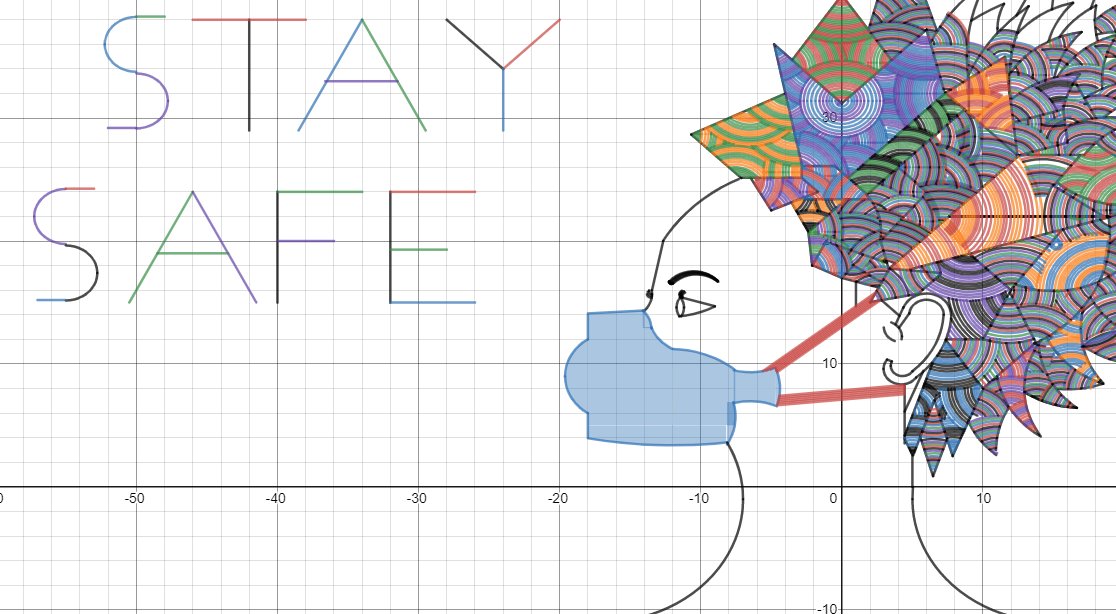 theabbey_maths's tweet photo. Students in LV and UV have spent many hours on entries to the Desmos Global Math Art competition. Between them they wrote thousands of equations to bring their designs to life and we are amazed by what they have achieved! Well done and fingers crossed! https://t.co/iM8VDV6JXU