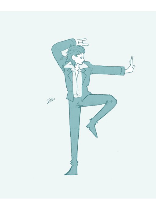 変なポーズのtwitterイラスト検索結果 古い順