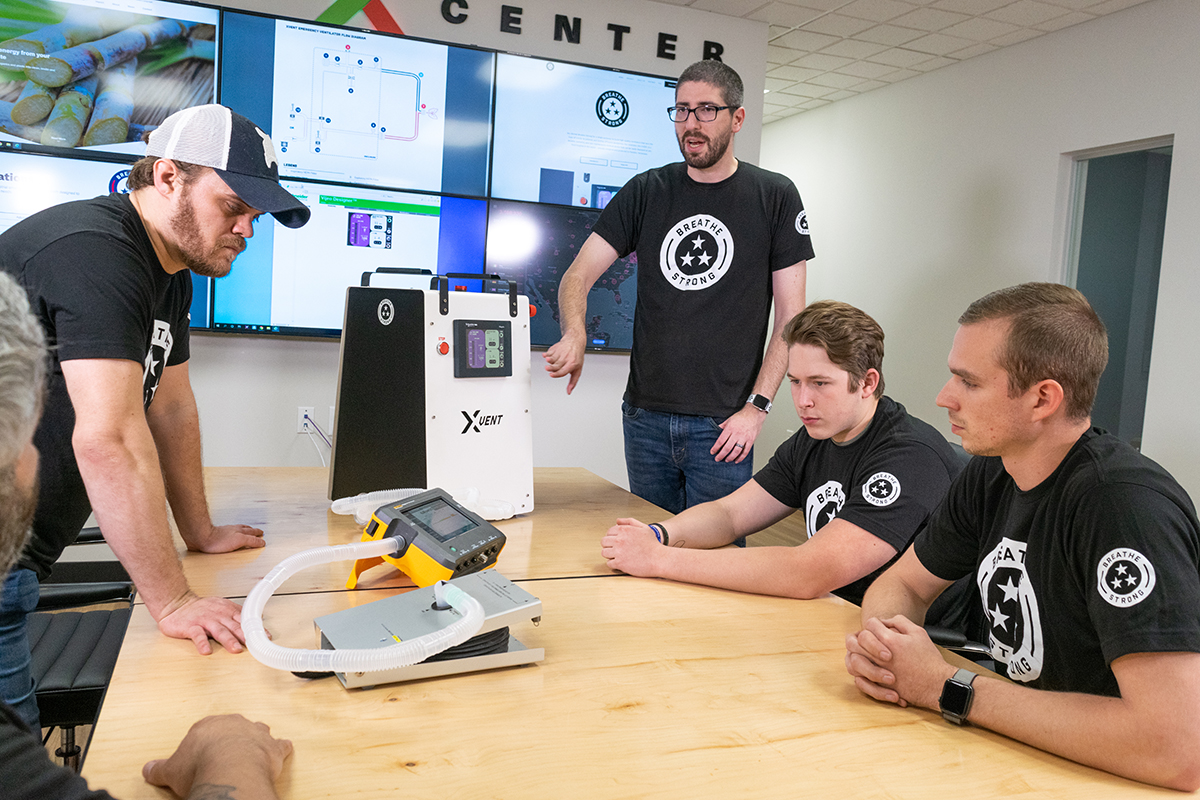 EnexorBioEnergy's tweet photo. NEW! @EnexorBioEnergy forms @BreatheStrongTN and develops reliable #emergencyventilator amid global shortage for #developingnations in remote field #hospitals around the world. Full press release: https://t.co/6PxVwByem2

@TNECD @LaunchTN 

#nashvillestrong #WeAreInThisTogether https://t.co/lSdtOZs6TZ