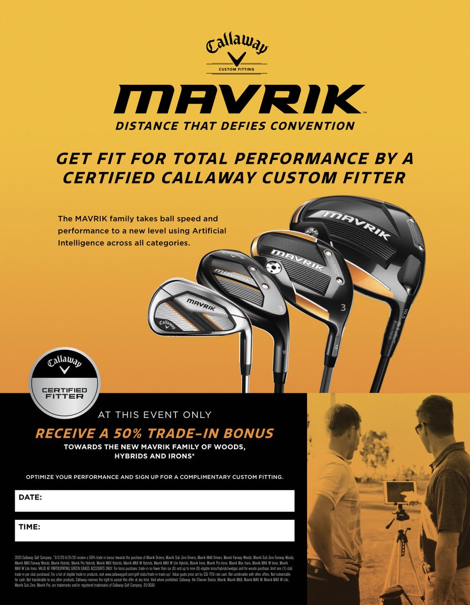 RoyalGolfClubMN's tweet photo. Due to popular demand we have extended the hours of our @CallawayGolf Fitting Event!
Saturday, May 9th
11:00 - 5:00pm
Space is limited. Sign up TODAY: https://t.co/Bz9Cx2dWNN
#RoyalGolfClubMN #OpenToThePublic #Callaway #FittingEvent #Golf #MNGolf #LakeElmo https://t.co/uaaB0ECz47