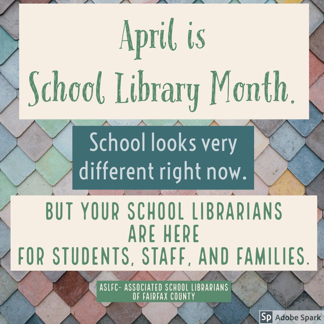 FCPS_LIS's tweet photo. On this last day of #SchoolLibraryMonth, shout out to FCPS school librarians who are there for teachers &amp; each other -  the resources, lessons, book clubs, maker challenges, lunch time chats, and welcoming online spaces for students are incredible. #ourFCPS @fcpsnews @FCPSSupt https://t.co/or1RfuDxZ2
