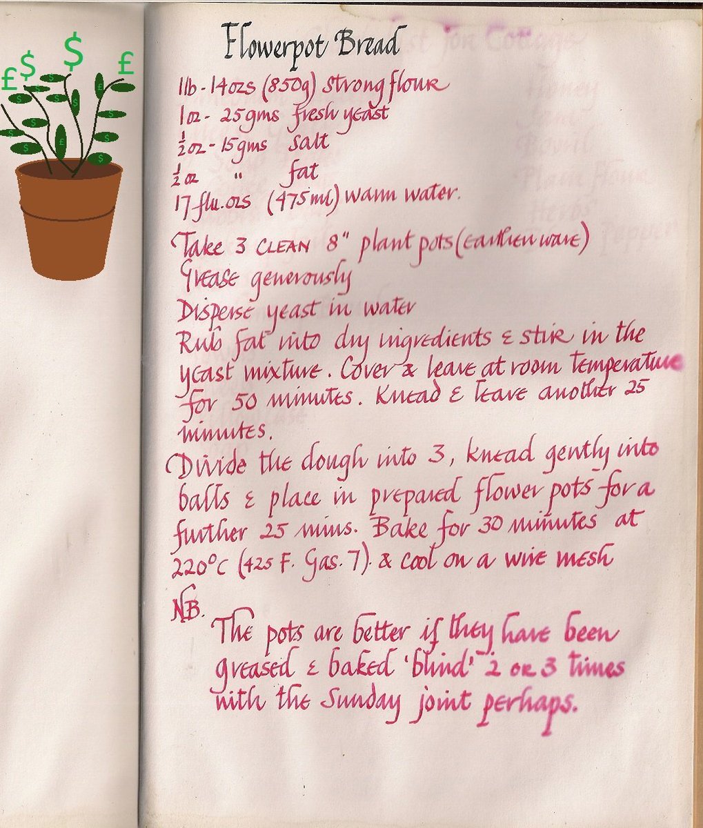 com_hatfield's tweet image. Here's one of my old mothers recipes. 

When I went to our supermarket all the shelves of bread making flour &amp;amp; yeast were clear &amp;amp; a sign 'these products no discontinued'