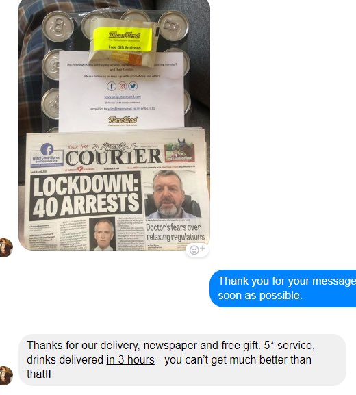 mannvend's tweet image. Our team are working really hard to get deliveries and @iomnewspapers #Couriers to homes today. It’s lovely to receive great feedback. #SupportLocalBusinesses #manx #family #teamwork