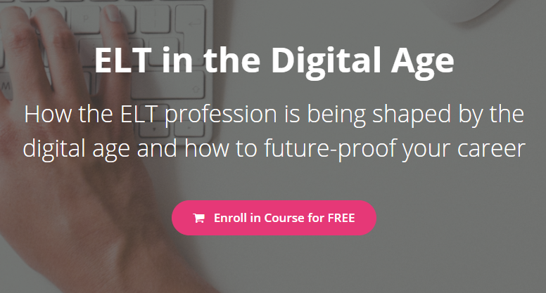EltBuzz's tweet photo. ELT In The Digital Age: A Course LearnJam is offering a very simple course on the future of ELT.  Watch videos from noted ELT professionals and discuss what the future of teaching might be like in ELT. 
https://t.co/SRXvWph9sA https://t.co/bOeq7bhVbC