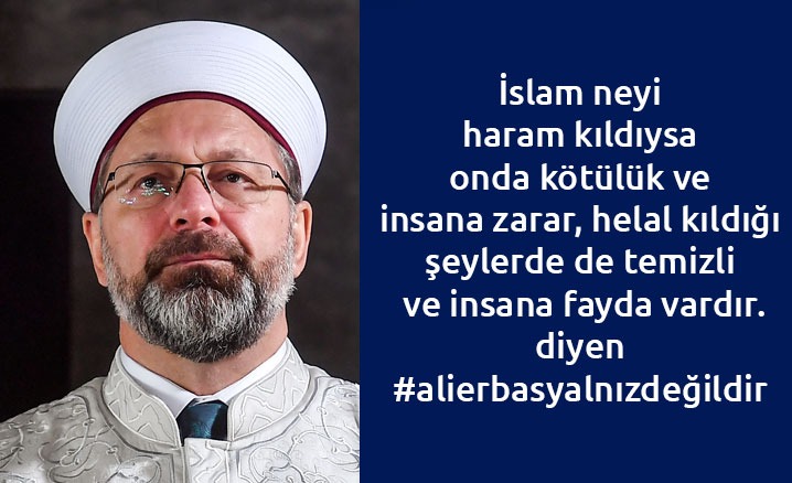 #AliErbasYalnizDegildir