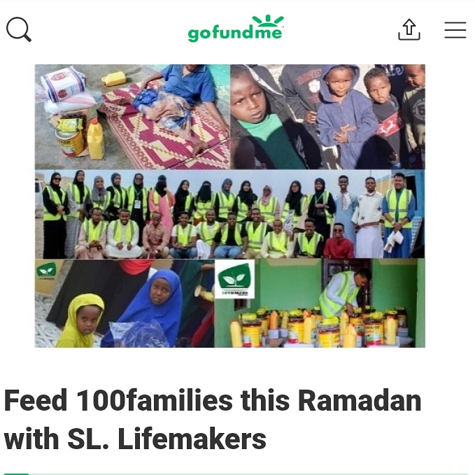 LifeMakers_SL's tweet photo. Help Us Feed 100 Families this Ramadan
Take a part, be the helping hand, &amp; let's all Make a Change Together.
God Bless All  💚
Naga Caawi iney Ramadantan 100 qoys Helan Rashinki Bisha
Aynu is Gacan Qabano,Dadkena Wax Tarno
Alle Ha Idiin Barakeyo Dhaman 💚

Link is in the Bio 😁 https://t.co/jDqU7oBgz0