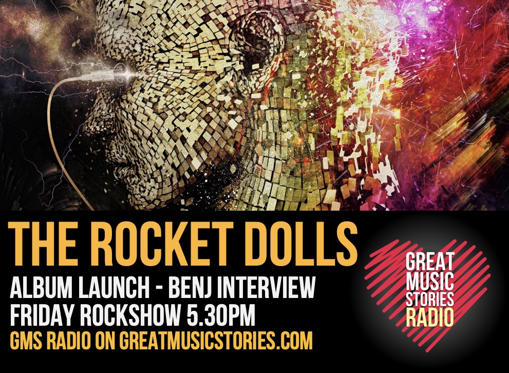 Friday Rockshow - will be chatting with Benj about the new album from <a href="/TheRocketDolls/">The Rocket Dolls</a> - expect some fun radio on greatmusicstories.com Friday from 5pm. #marvellous