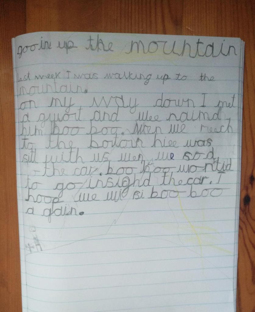 ByNutrition's tweet photo. @StJosephs_P2 It was a long week. Oliver G. enjoyed much more analysis challenge than writing task 🙈but here it is...Oliver's first true story. No help at all as you can clearly see 🙆🏼♀️
P.S. word mountains has been copied from some place definitely 😂
#stjp2_homelearning #SJP2 https://t.co/A5OqDj1G48
