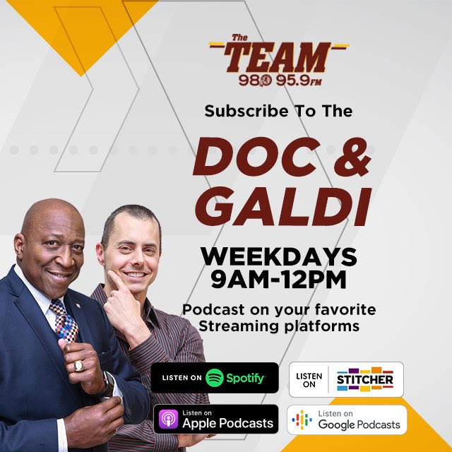 RickDocWalker's tweet photo. It’s a “GoGo”‘Thursday on Doc &amp; Galdi 9am Kickoff The Team 980 &amp; 95.9 FM https://t.co/d66f8imuhw
