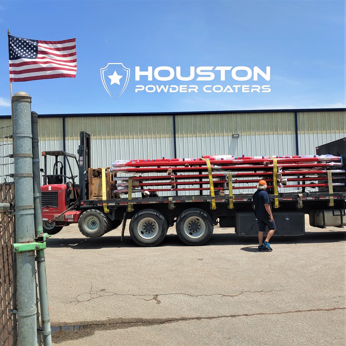 HoustonCoaters's tweet photo. #HoustonPowderCoaters works with leading fire-protection service groups in coating fire-suppression conduit. With the capability of handling large scale work in record turnaround, HPC is geared to providing long lasting coatings that comply with safety & building codes. #HPC https://t.co/pY6173drWf