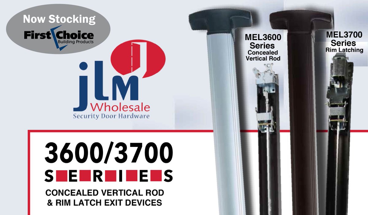 JLM_Wholesale's tweet photo. JLM Wholesale is teaming up with First Choice Building Products. We are now stocking the 3600/3700 series, along with other great products from the First Choice line. #doorhardware #newproduct #exitdevices https://t.co/tlJmgF14HN