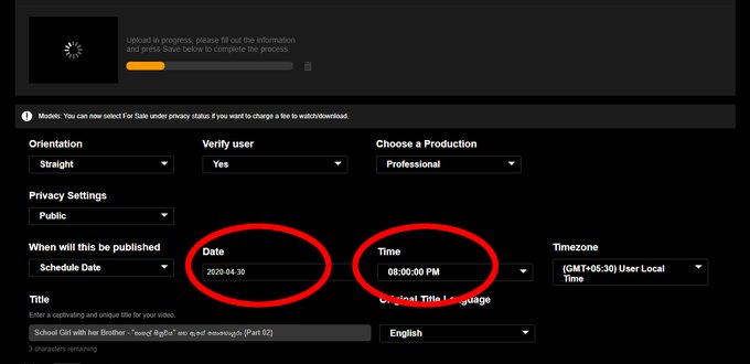 අද රැ අලුත් වීඩියෝ එකක් දානවා..🎥🎥 හැමෝම බලන්න...💻📱 new video will released  today..🎥🎥 https://t.co/OexNiUZ73y