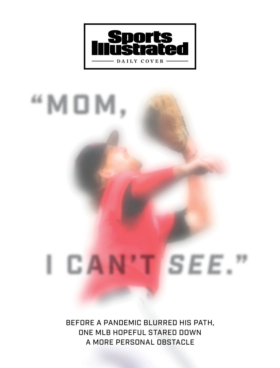 SInow's tweet photo. SI Daily Cover: A loss of vision, a misdiagnosis and an injury he never knew about.

Improbably, Michael Neustifter's baseball journey still has a path forward, Tom Verducci writes https://t.co/zNKZ8KPkZ8 https://t.co/nYGvPpSc7x