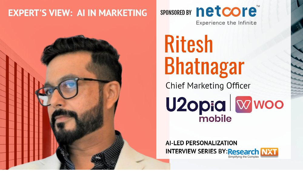 MartechWithMe's tweet photo. Ritesh Bhatnagar, CMO @U2opiaMobile shares how #AI-ledPersonalization and a deep focus on #appuser #security helped @DateOnWoo achieve 10 Million plus users.
https://t.co/kFpGxQK2VS
#interviewseries #Martech #consumerengagement @NetcoreSolution @ResearchNXT https://t.co/HCGByH3eDl