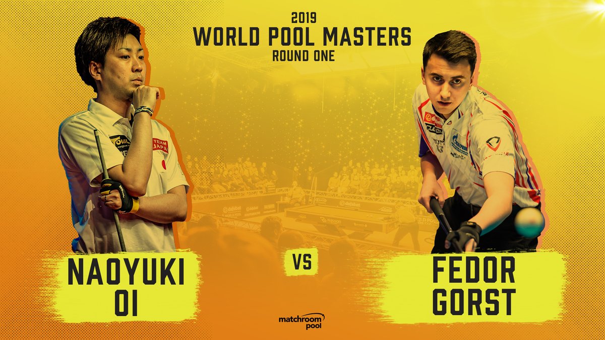 worldpoolmaster's tweet image. ⏪ On today: We're premiering Naoyuki Oi and Fedor Gorst's first round match from the 2019 #WorldPoolMasters

Catch the action from 7pm (UK) on our Facebook page and Matchroom Pool YouTube channel!