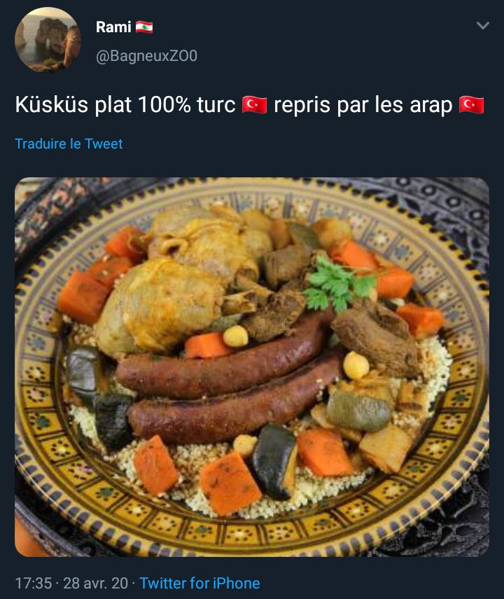 Quand des twittos originaires des anciennes colonies de l'Empire Ottoman se moquent de l'appropriation culturelle qui a encore lieu en Turquie. Quelques tweets...