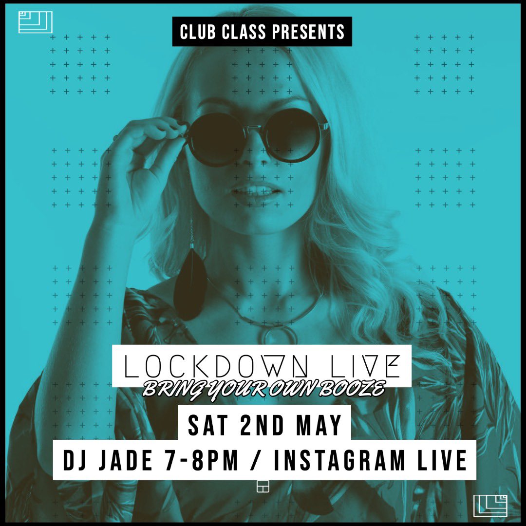 This weekend we bring the party to you! Set a reminder and bring your own booze 🥳🍸🎷