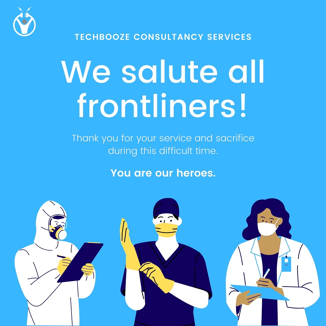 TechboozeGroup's tweet photo. 🙏🏻Salute to all the Real Heroes who are working effortlessly in order save the humankind leaving their own family behind. So we the members of Techbooze Family Salute to all the real heroes working out there.🙏🏻👏🏻👍

#techbooze #covi̇d19 #savemankind #saveindia #stayquarantined https://t.co/oHX60yEtpw
