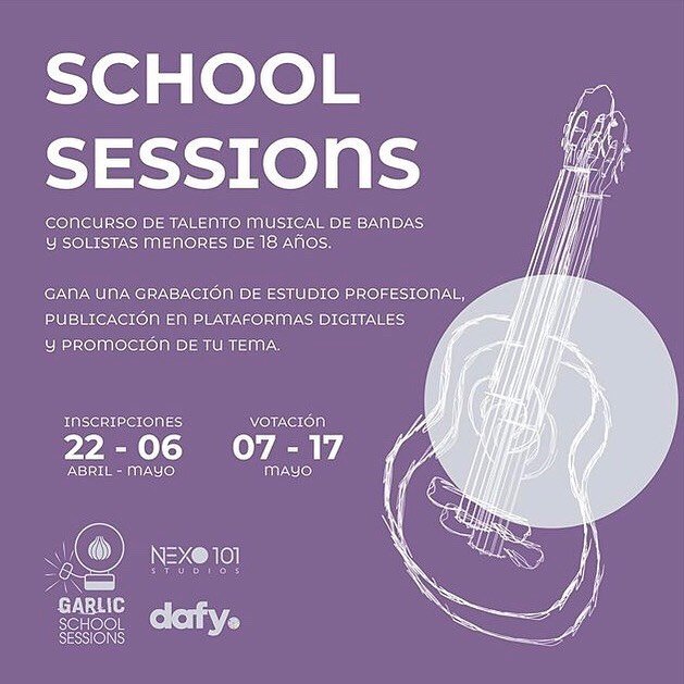 Garlic Records <a href="/GarlicRecords/">Garlic Records</a>  lanza "e Talent School Sessions" guaumiauymas.com/garlicrecordsl…