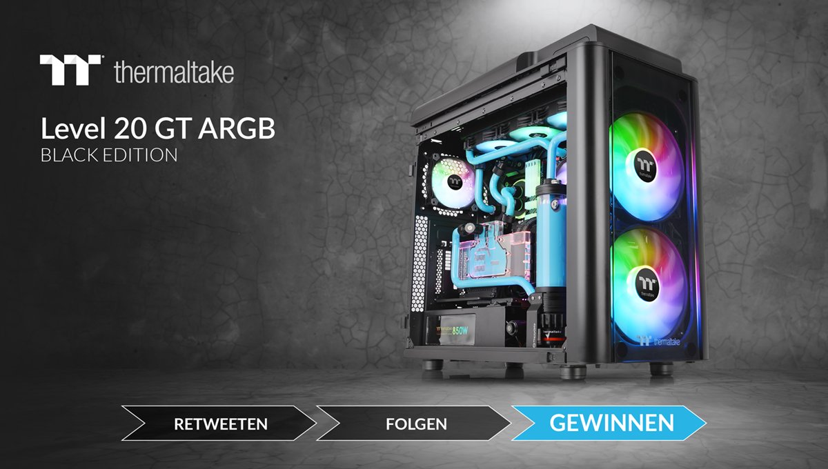 alternate_de's tweet photo. Für zwei gibt es bald bunte Zeiten beim Zocken: https://t.co/RTNSlFNual  

Wir verlosen bis zum 07.05.2020 unter allen, die diesen Beitrag retweeten und uns folgen, das Regenbogen-Gehäuse "Level 20 GT ARGB Black Edition" von @Thermaltake_de.

#Gewinnspiel #GiveAway https://t.co/HMpoUgkORi