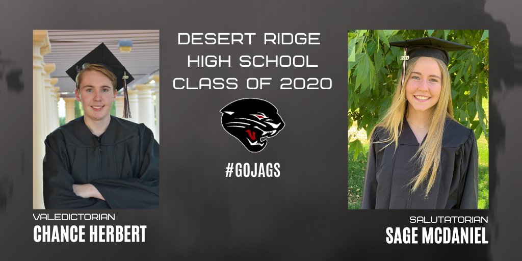Congratulations to Chance Herbert and Sage McDaniel, our Valedictorian and Salutatorian of the Jaguar Class of 2020!  #gojags
