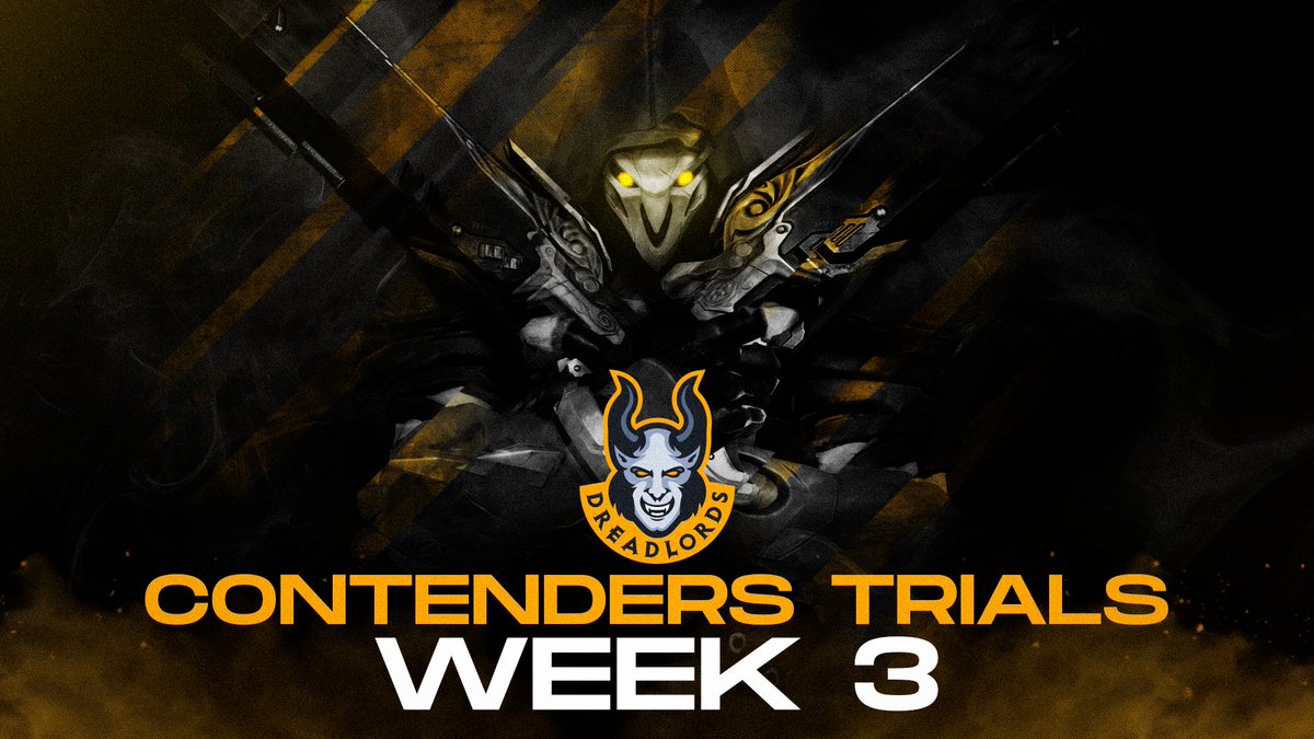 DreadlordsGG's tweet photo. As we walk into this contenders trials week, we rely on all of you for your support and worship going into these games. Let's show them what we're made of. #WeHunger https://t.co/ljI8stVECt